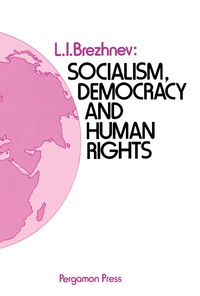 Imagen de portada: Socialism, Democracy and Human Rights 9780080236056