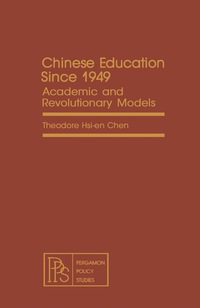 Cover image: Chinese Education Since 1949 9780080238616