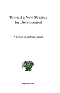 Immagine di copertina: Toward a New Strategy for Development 9780080239132