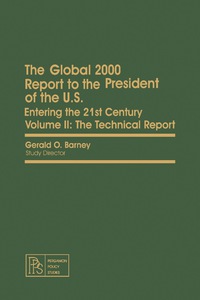 Cover image: The Global 2000 Report to the President of the U.S. 9780080246185