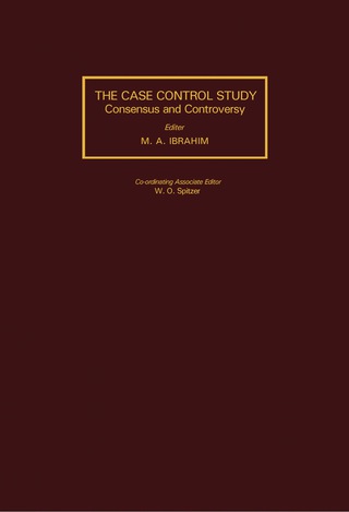 Cover image: The Case-Control Study Consensus and Controversy 9780080249070