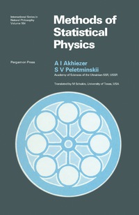 Imagen de portada: Methods of Statistical Physics 9780080250403