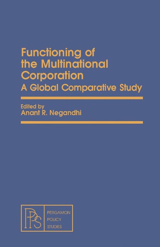 Cover image: Functioning of the Multinational Corporation 9780080250878