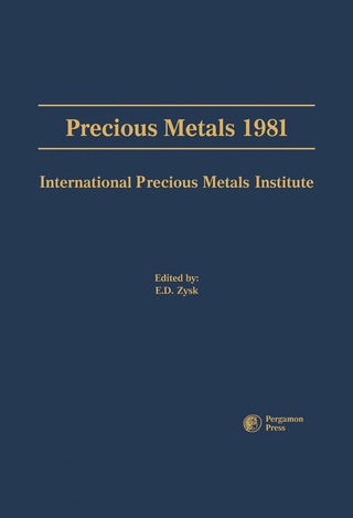 Immagine di copertina: Precious Metals 1981 9780080253923