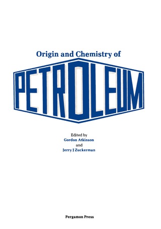 Cover image: Origin and Chemistry of Petroleum 9780080261799