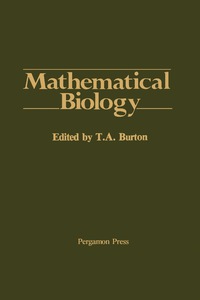 表紙画像: Mathematical Biology 9780080263489