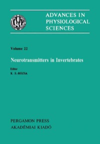 صورة الغلاف: Neurotransmitters in Invertebrates: Satellite Symposium of the 28th International Congress of Physiological Sciences, Veszprém, Hungary, 1980 9780080273433