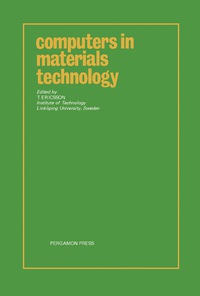 Omslagafbeelding: Computers in Materials Technology 9780080275703