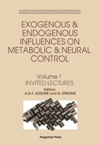 Imagen de portada: Invited Lectures: Proceedings of the Third Congress of the European Society for Comparative Physiology and Biochemistry, August 31-September 3, 1981, Noordwijkerhout, Netherlands 9780080279862