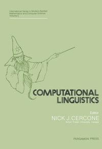 Omslagafbeelding: Computational Linguistics 9780080302539