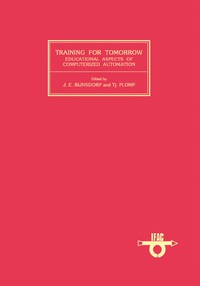 Imagen de portada: Training for Tomorrow 9780080311111