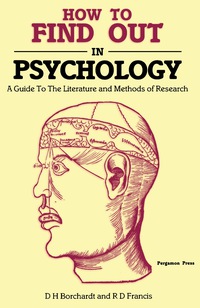 Cover image: How to Find Out in Psychology 9780080312804
