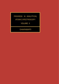 Imagen de portada: Progress in Analytical Atomic Spectroscopy 9780080323077