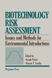 Imagen de portada: Biotechnology Risk Assessment 9780080342139