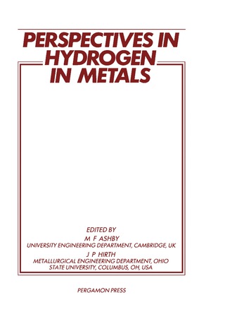 Cover image: Perspectives in Hydrogen in Metals 9780080348131