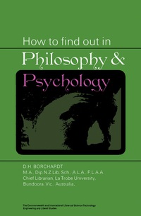 Cover image: How to Find Out in Philosophy and Psychology 9780082034643