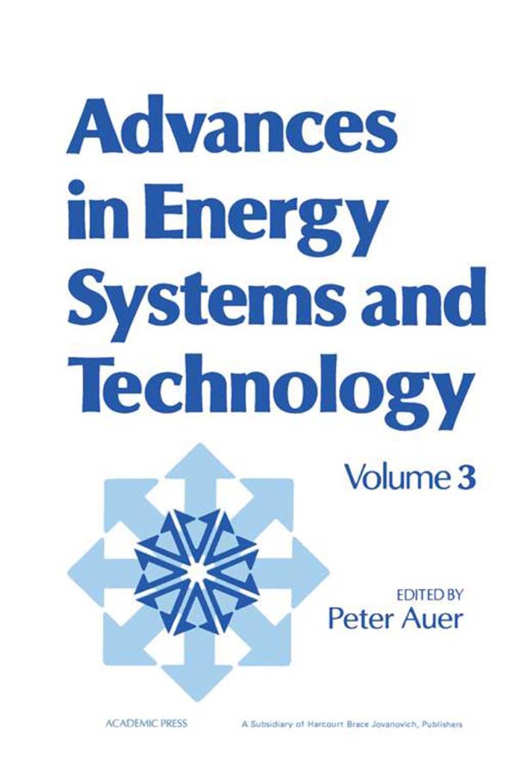 Advances in Energy Systems and Technology: Volume 3
