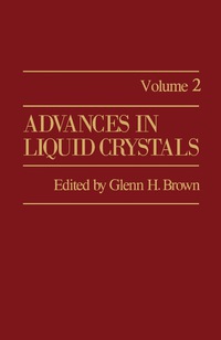 表紙画像: Advances in Liquid Crystals 9780120250028