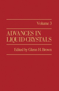 صورة الغلاف: Advances in Liquid Crystals 9780120250035