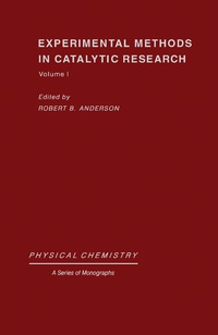 Imagen de portada: Experimental Methods in Catalytic Research 9780120586509