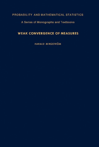 Immagine di copertina: Weak Convergence of Measures 9780120910809