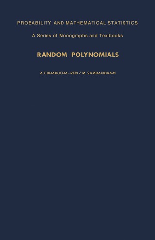 Cover image: Random Polynomials 9780120957101