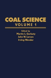 Cover image: Coal Science: Volume 1 9780121507015