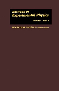 Omslagafbeelding: Molecular Physics 2nd edition 9780124760431