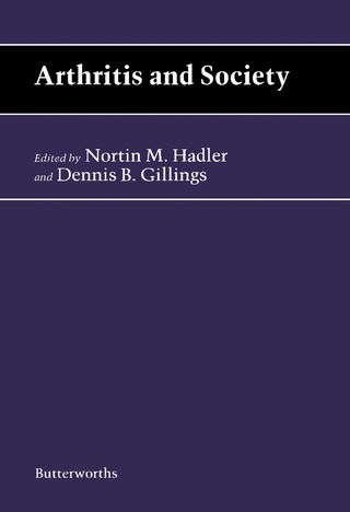 Cover image: Arthritis and Society 9780407023543
