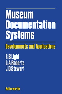 Omslagafbeelding: Museum Documentation Systems 9780408108157
