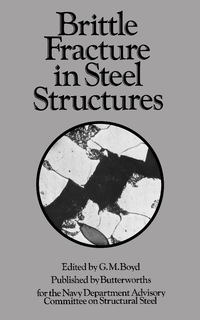 Cover image: Brittle Fracture in Steel Structures 9780408700429