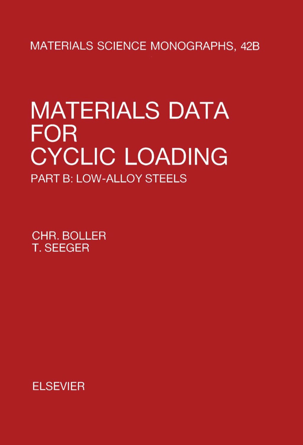 Materials Data for Cyclic Loading Low-Alloy Steels