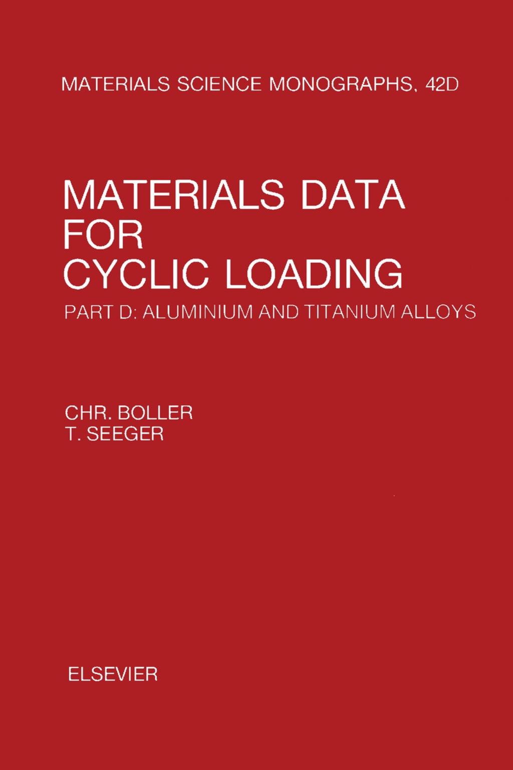 Materials Data for Cyclic Loading Aluminium and Titanium Alloys