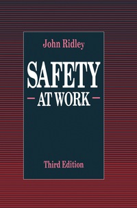 表紙画像: Safety at Work 3rd edition 9780750610186