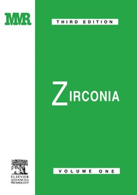 表紙画像: Zirconia 3rd edition 9781856171809