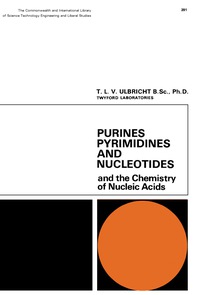 表紙画像: Purines, Pyrimidines and Nucleotides 9781483166728
