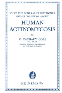Cover image: Human Actinomycosis 9781483167190