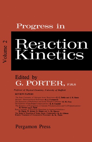 Cover image: Progress in Reaction Kinetics 9781483167527