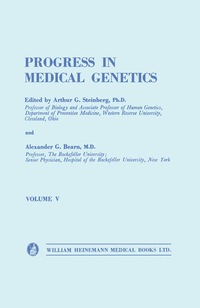 صورة الغلاف: Progress in Medical Genetics 9781483167572