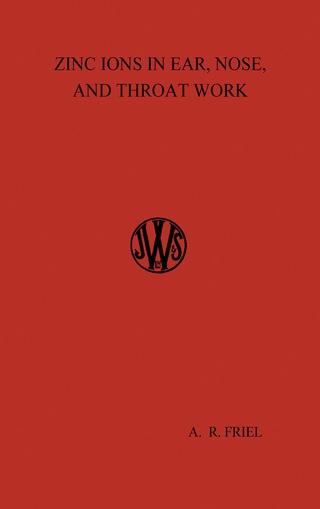 Cover image: Zinc Ions in Ear, Nose, and Throat Work 9781483167596