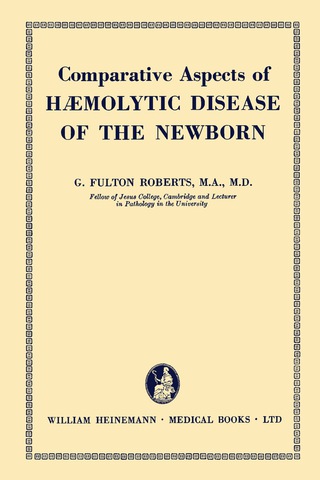 Titelbild: Comparative Aspects of Haemolytic Disease of the Newborn 9781483167787