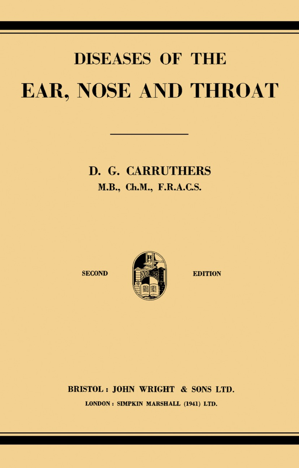 Diseases of the Ear, Nose, and Throat 2nd Edition