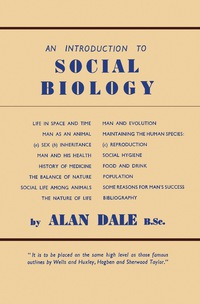 Cover image: An Introduction to Social Biology 3rd edition 9781483168067
