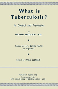 Immagine di copertina: What Is Tuberculosis? 9781483180007
