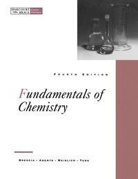Imagen de portada: Fundamentals of Chemistry 4th edition 9780030031298