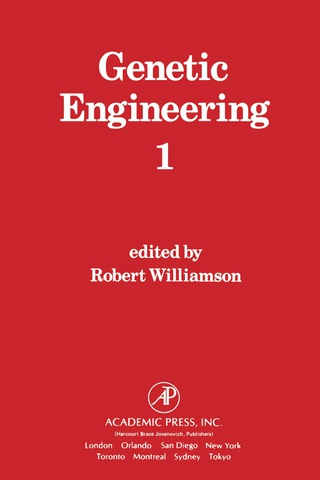 Imagen de portada: Genetic Engineering 9780122703010