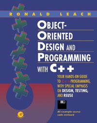 Imagen de portada: Object-Oriented Design and Programming with C++ 9780124402157