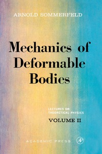 صورة الغلاف: Mechanics of Deformable Bodies 9780126546521