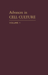 Imagen de portada: Advances in Cell Culture 9780120079018