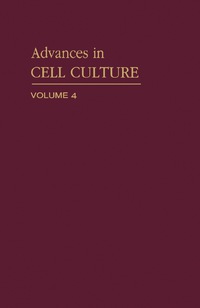 Imagen de portada: Advances in Cell Culture 9780120079049